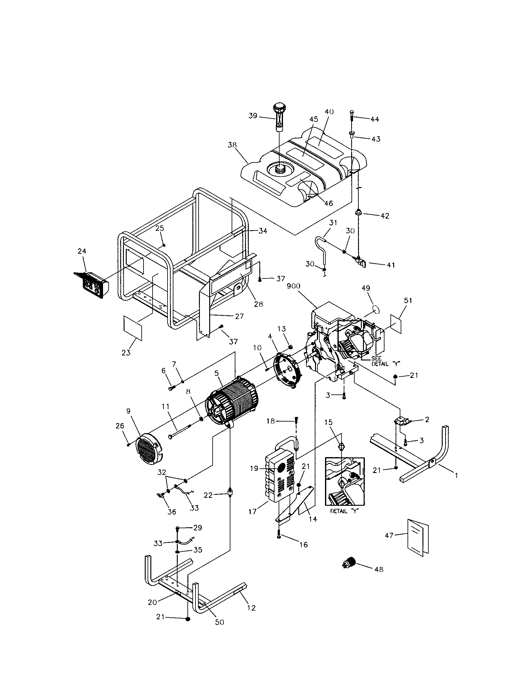Craftsman 580323601 main unit diagram