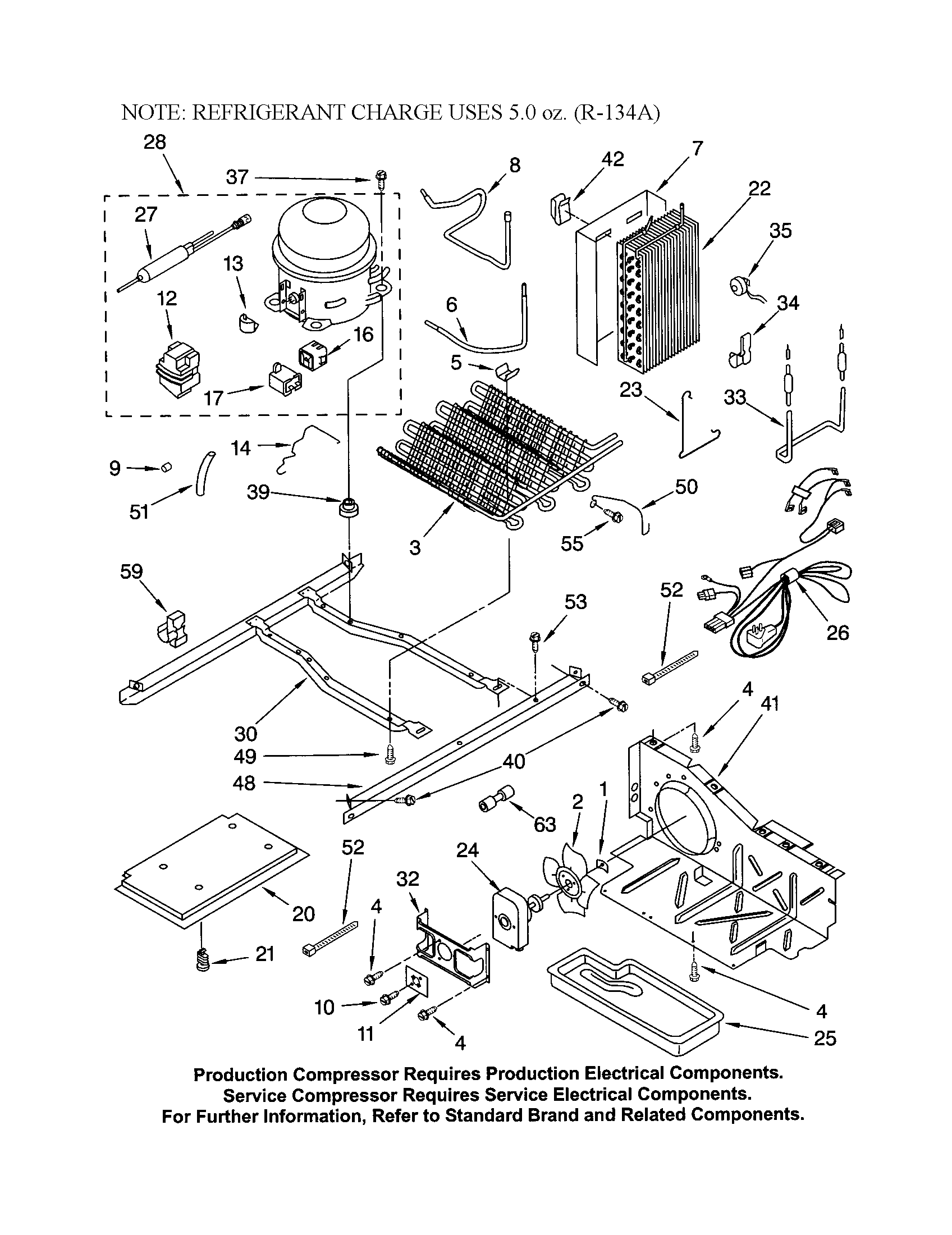Kenmore 10651269105 unit diagram