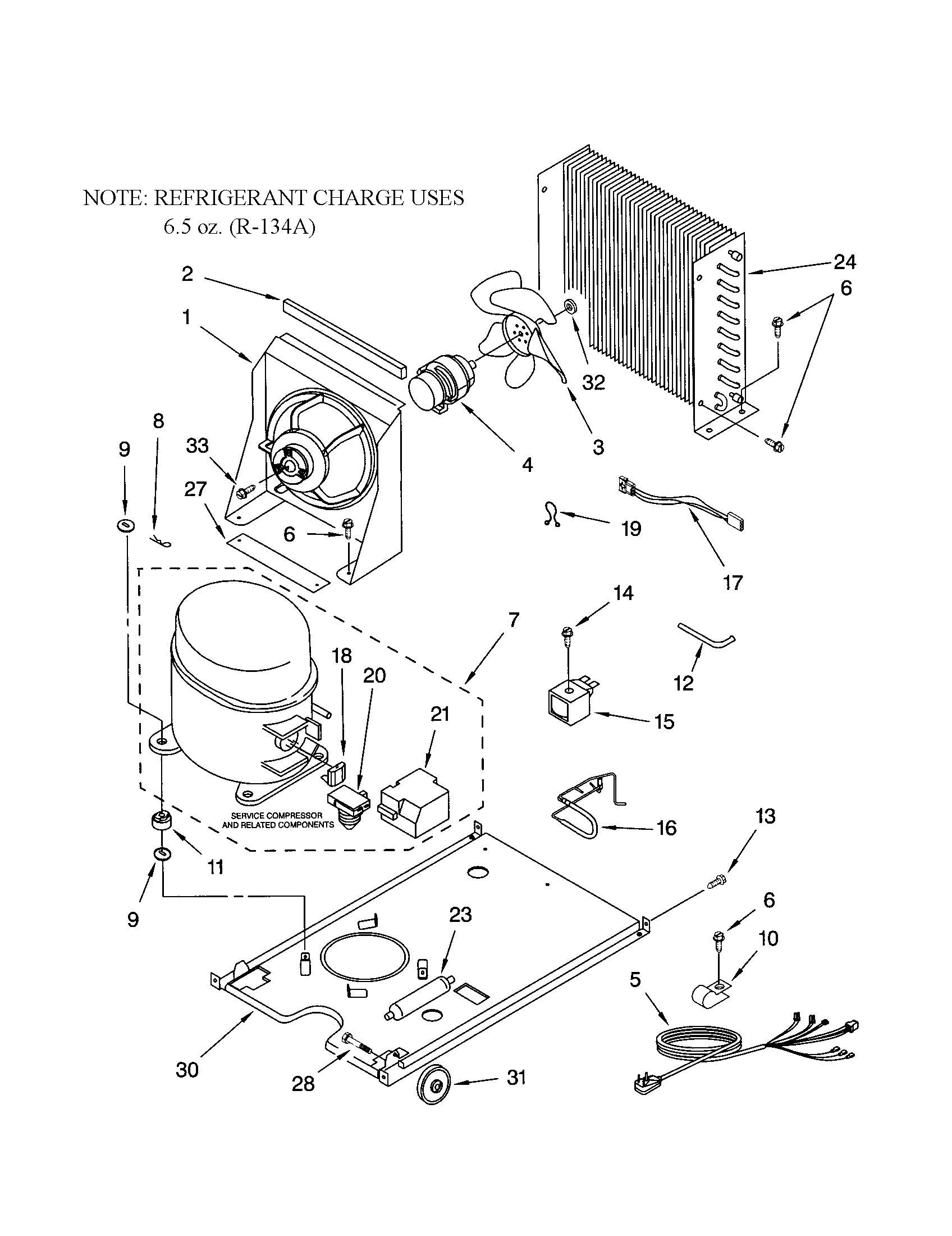 Kenmore 10689489995 unit diagram