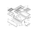 Kenmore 66575152300 drawer and broiler diagram