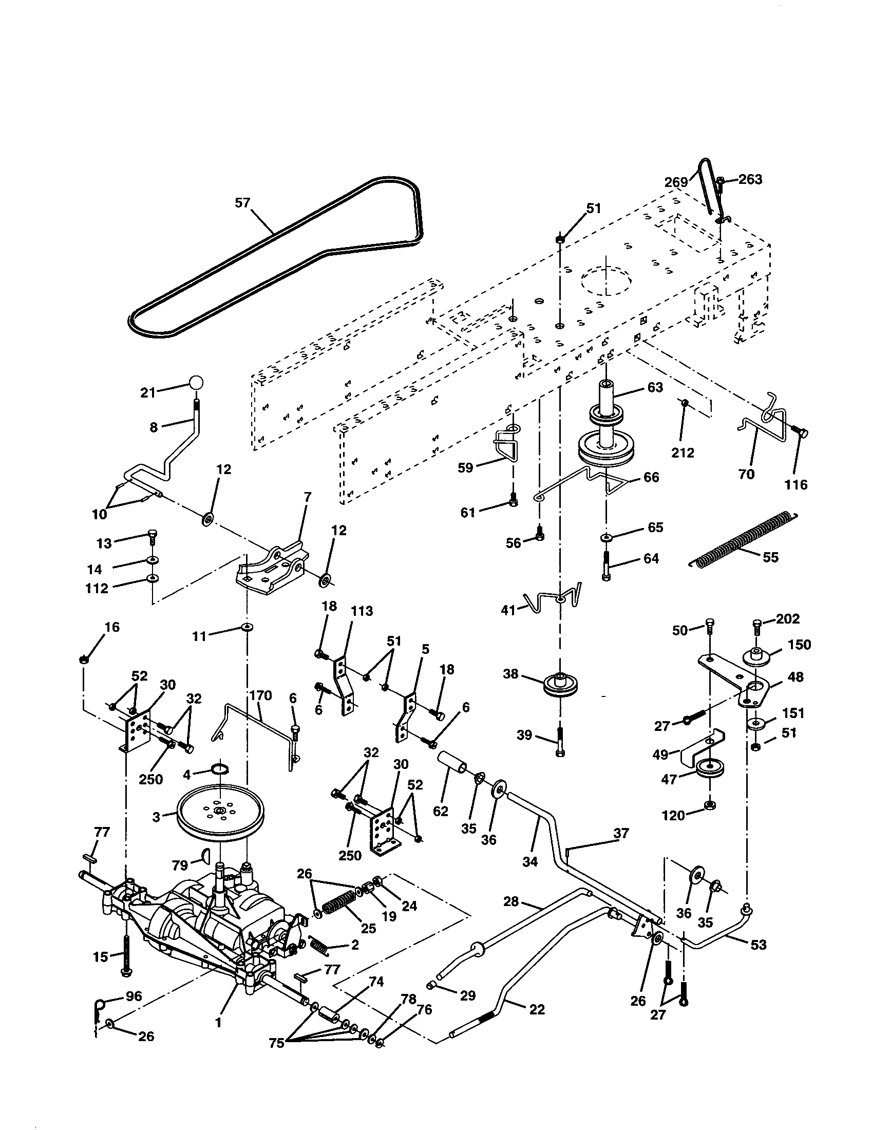 Craftsman 917277160 drive diagram