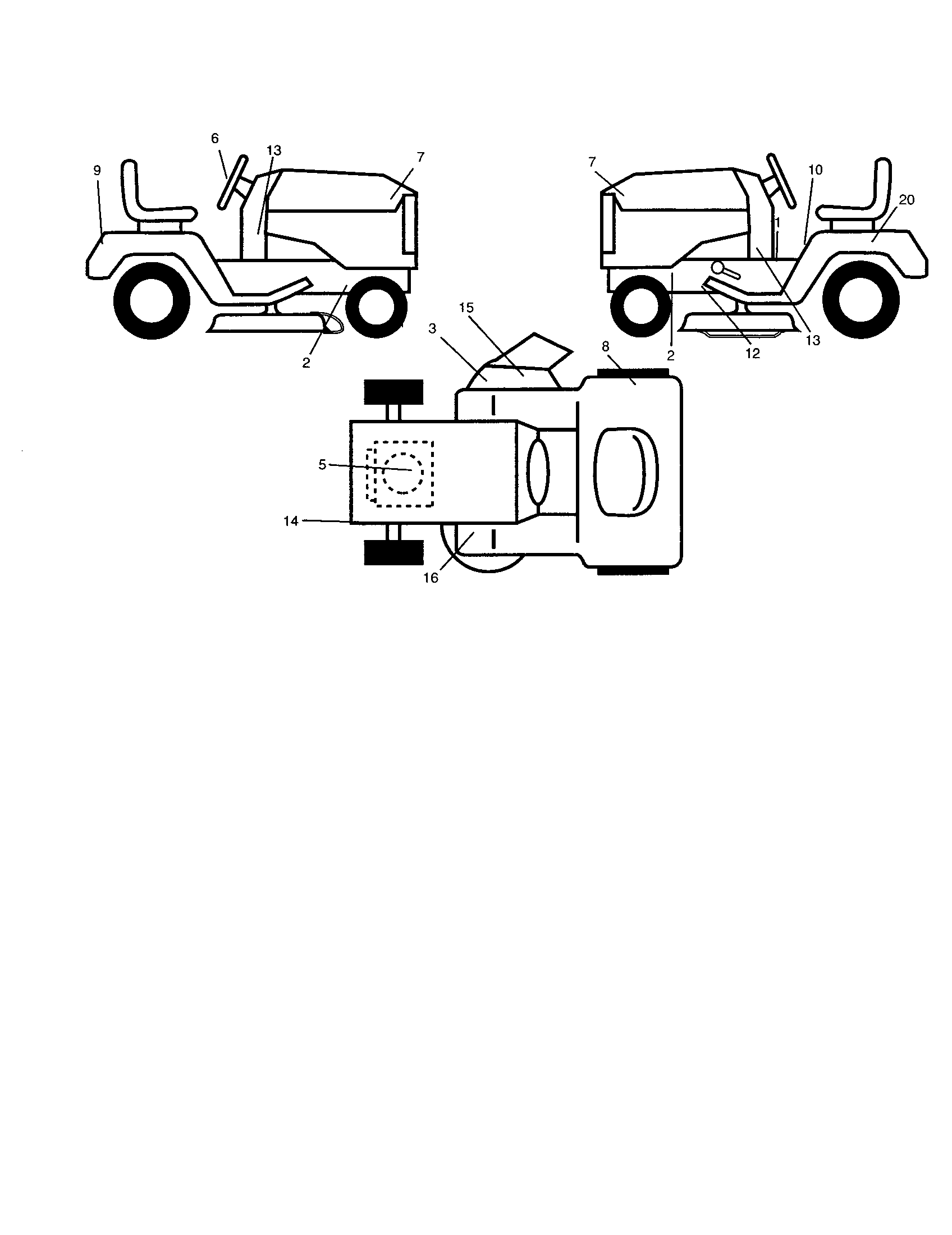 Craftsman 917277160 decals diagram