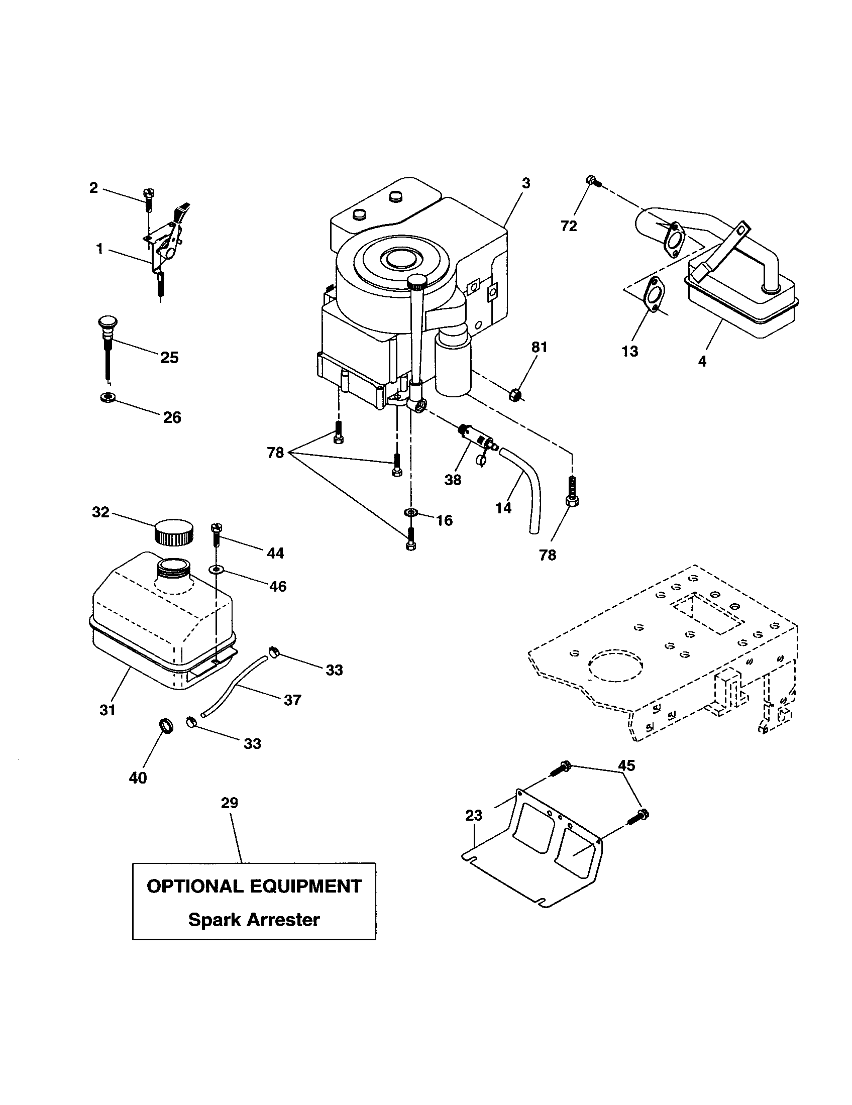 Craftsman 917277160 engine diagram