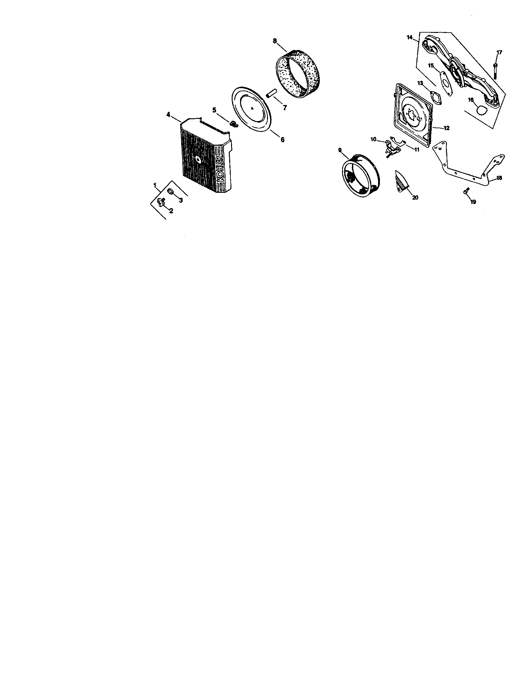 Craftsman 917276011 air intake diagram