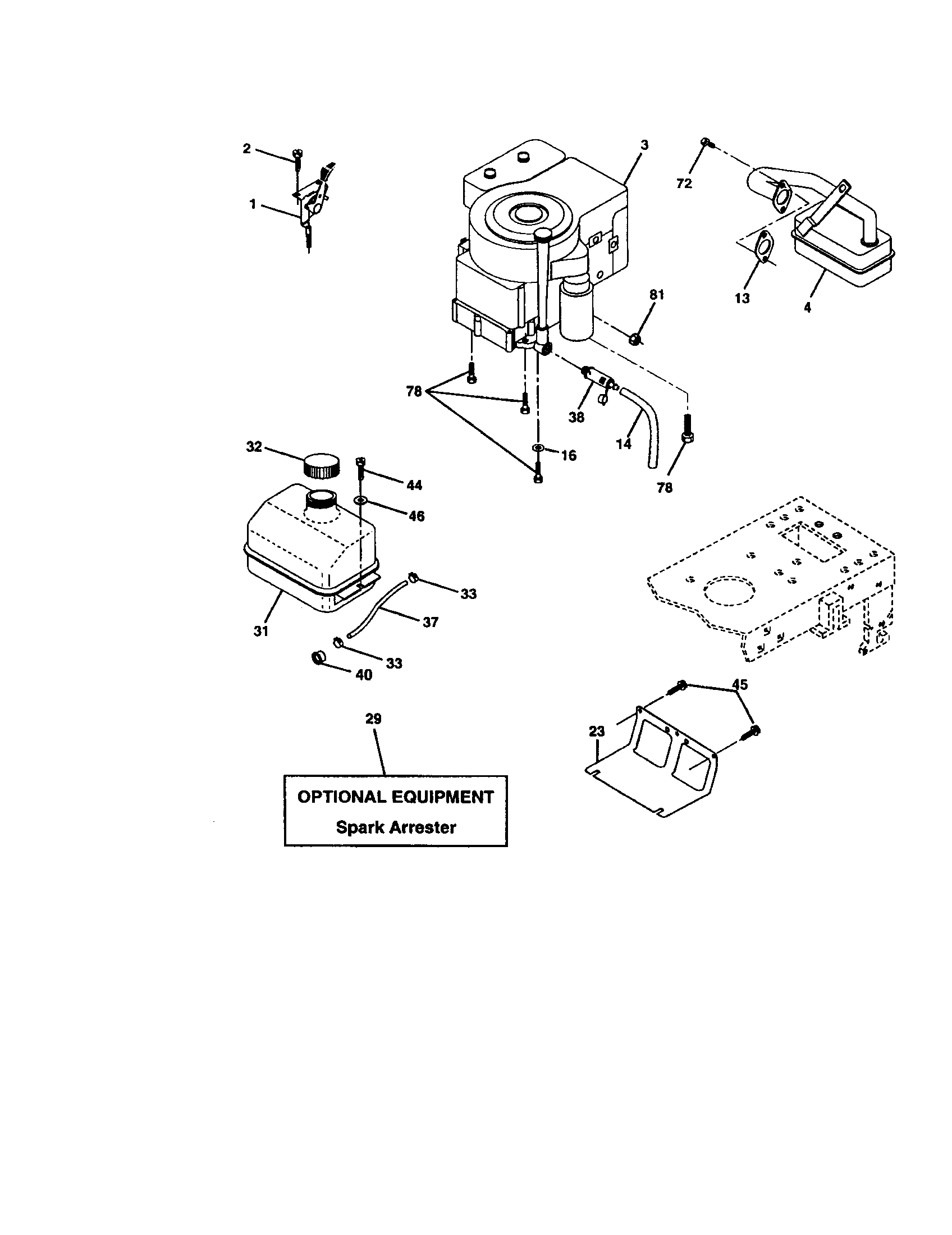 Craftsman 917272352 engine diagram