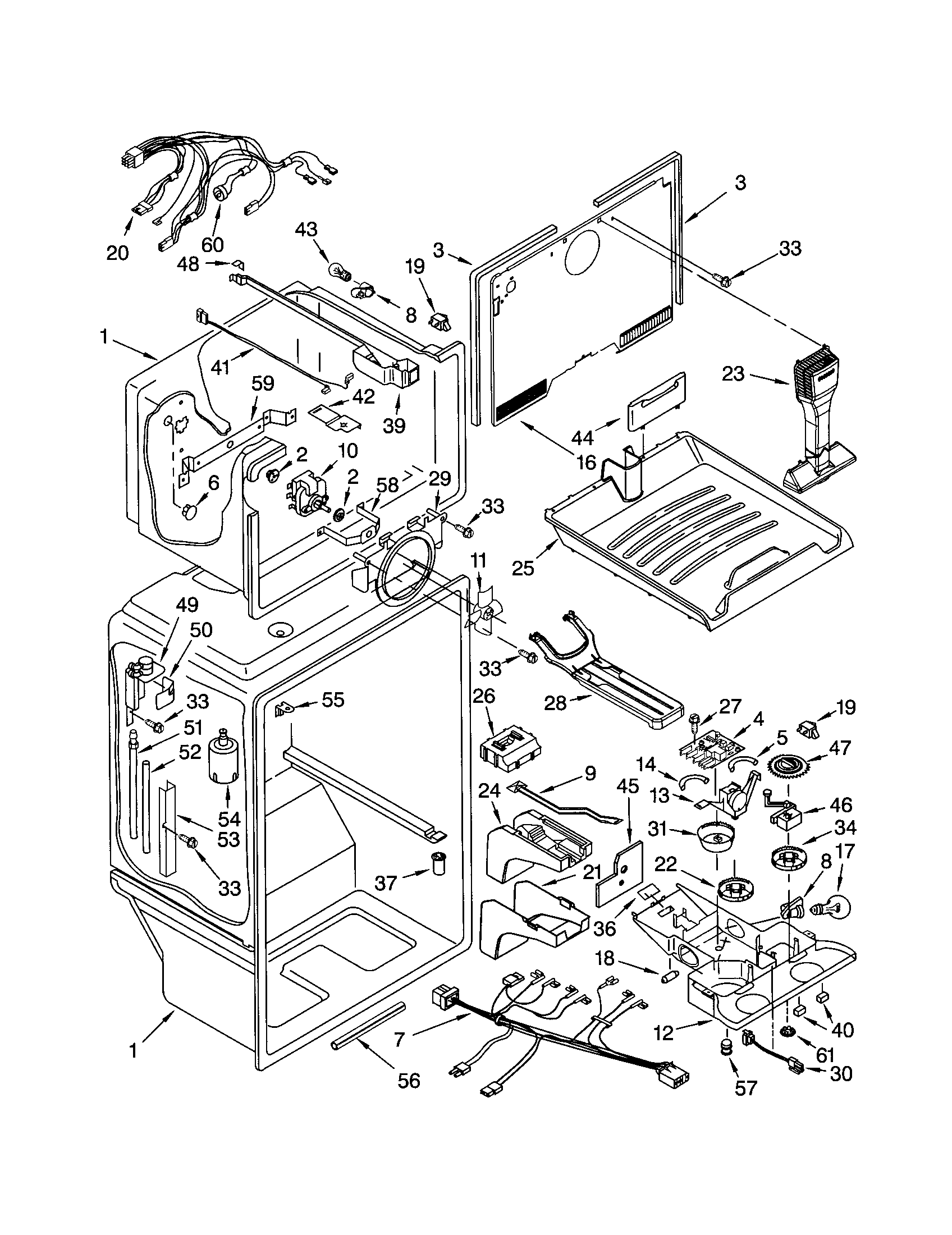 Kenmore 10672209202 liner diagram