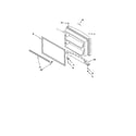 Kenmore 10672206202 freezer door diagram