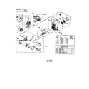 Homelite UT20811 ignition/rotor/starter/clutch diagram
