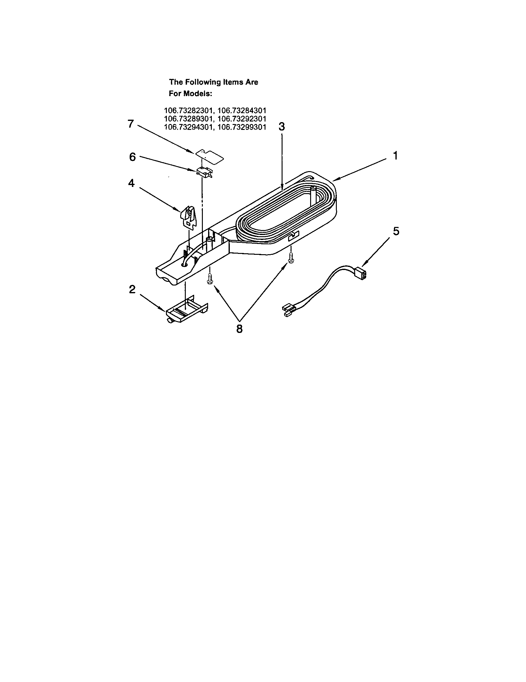 Kenmore 10673294301 water dispenser diagram