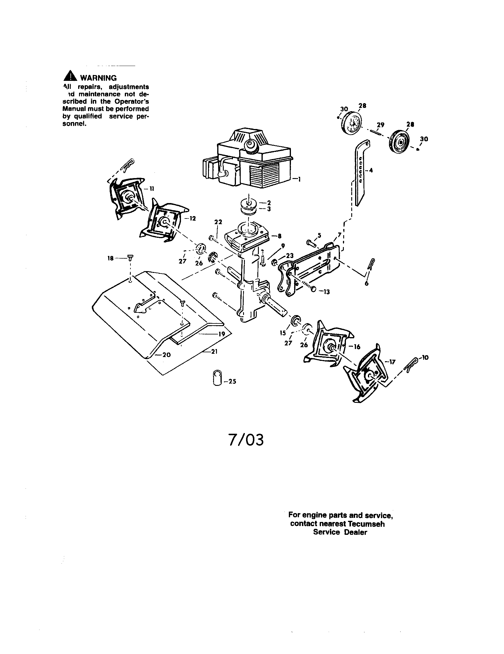 Poulan PPFTC14 engine diagram