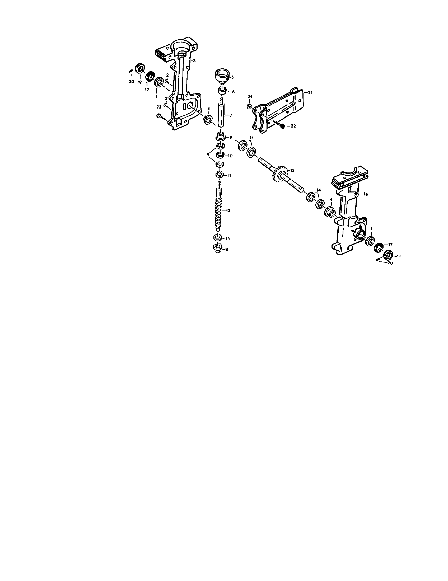 Poulan PPFTC14 transmission assembly #214166s diagram