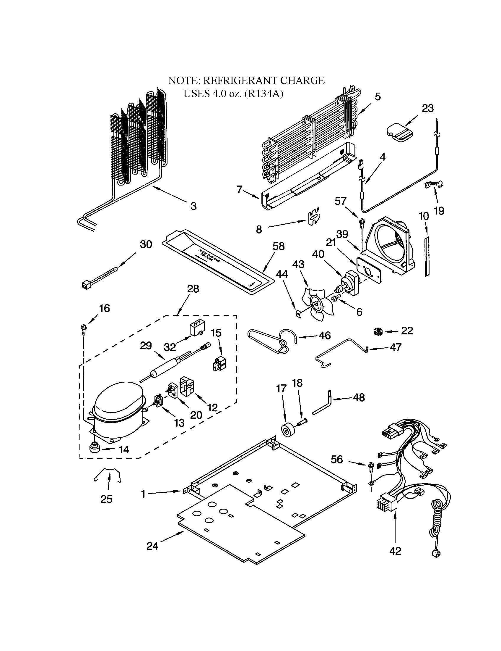 Kenmore 10673853302 unit diagram