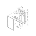Kenmore 10663844302 refrigerator door diagram