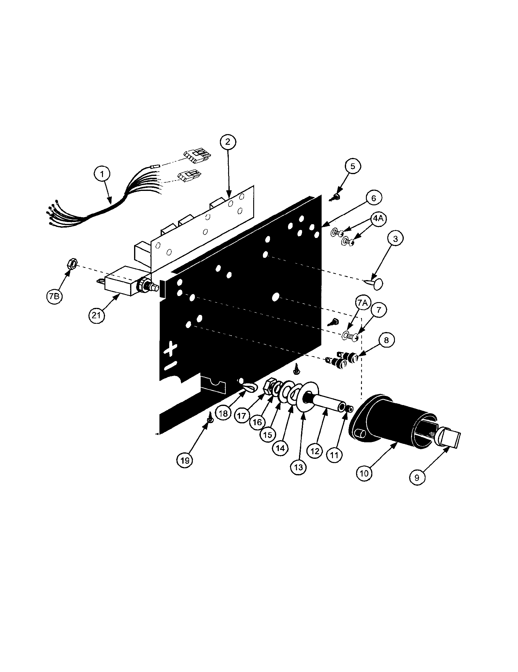 Lincoln PRO 155 center panel assembly diagram