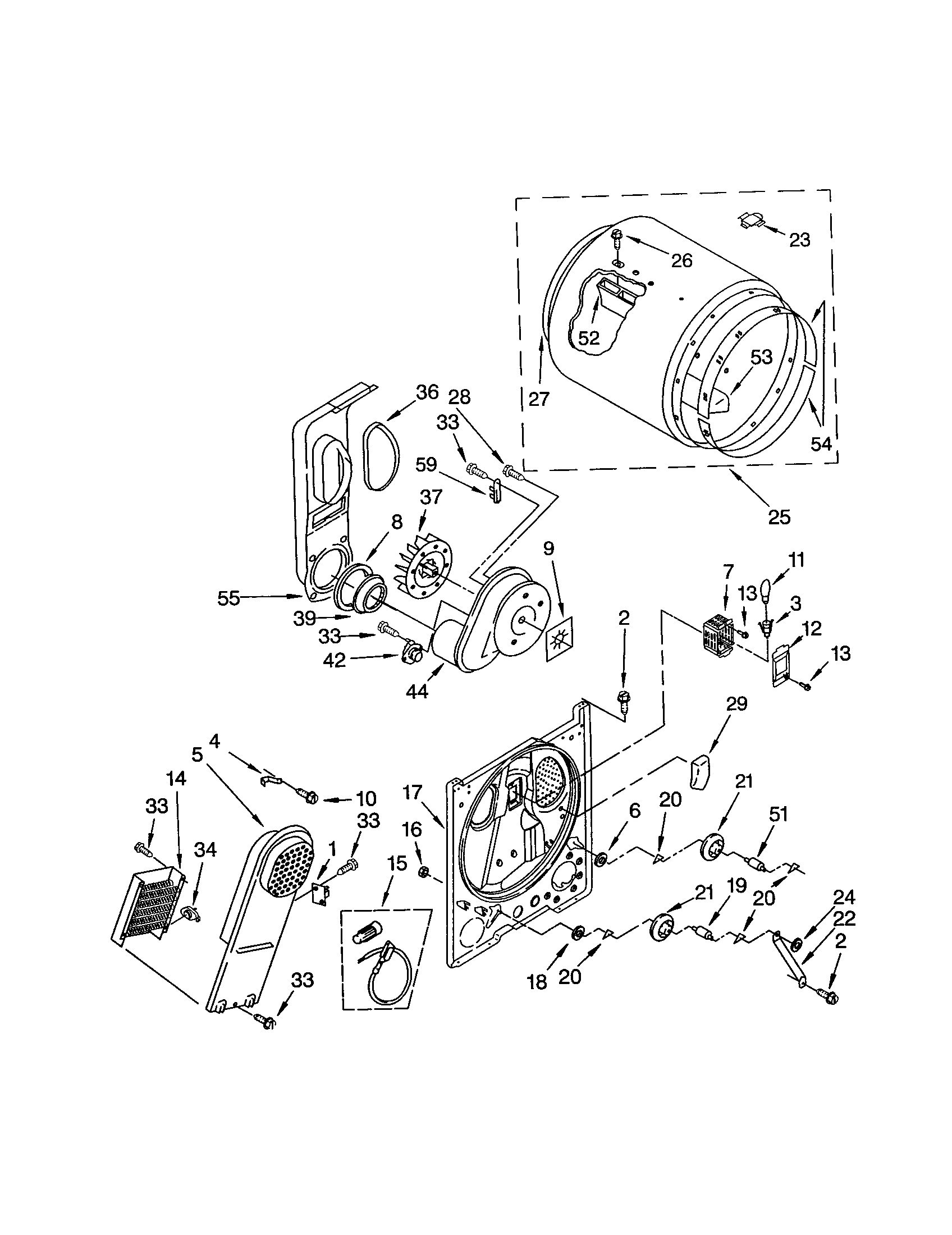 Kenmore 11064924200 bulkhead diagram
