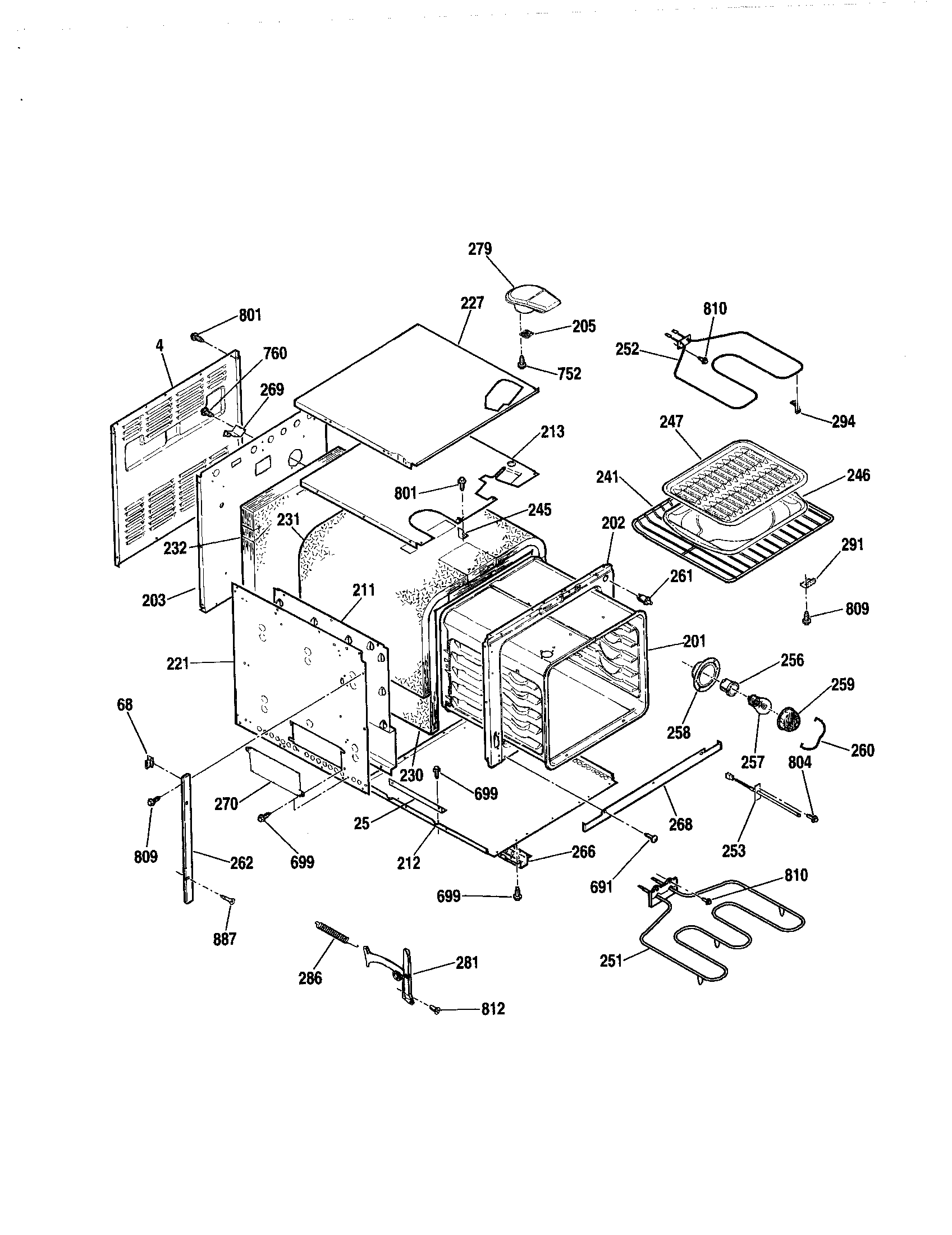 Kenmore 91140494200 body diagram