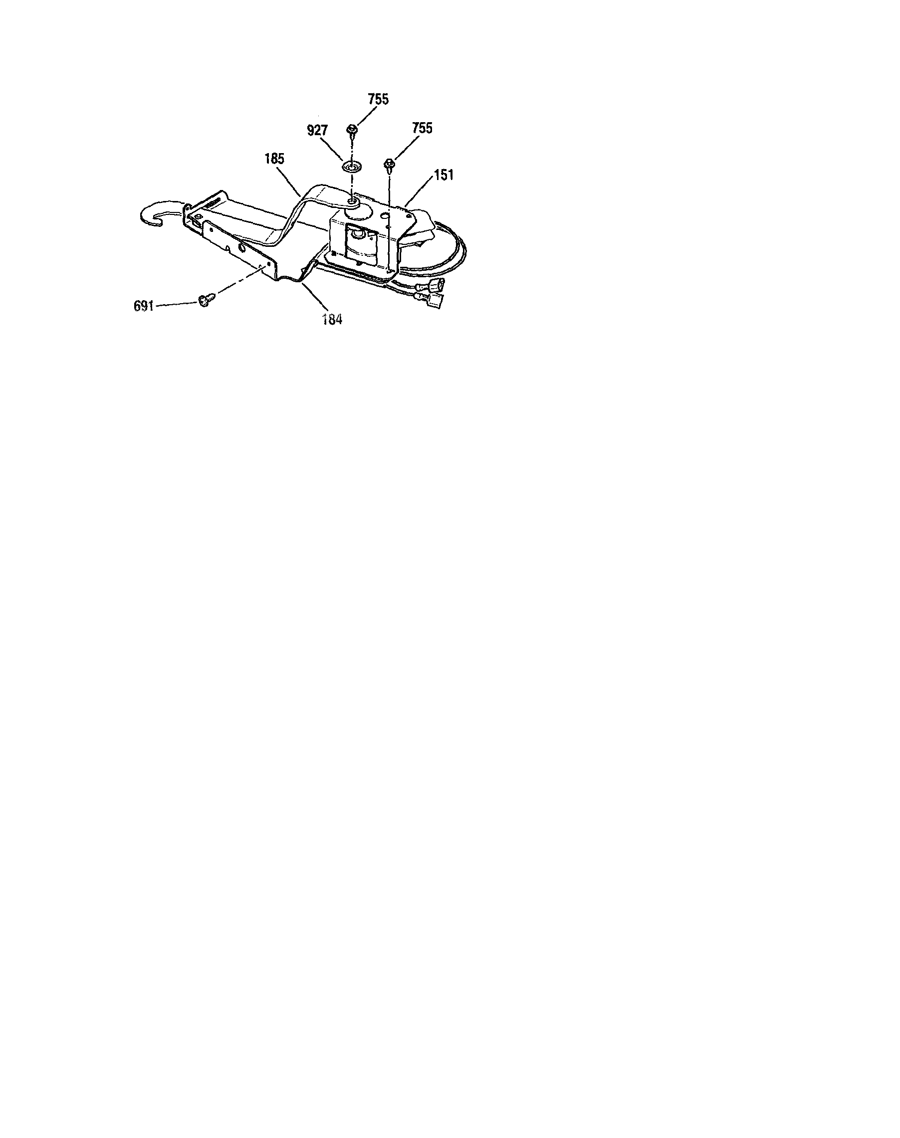 Kenmore 91140494200 door lock diagram