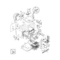 Frigidaire FEB556CEBG cavity/elements diagram