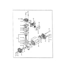 Campbell Hausfeld WL6007 complete pump breakdown diagram