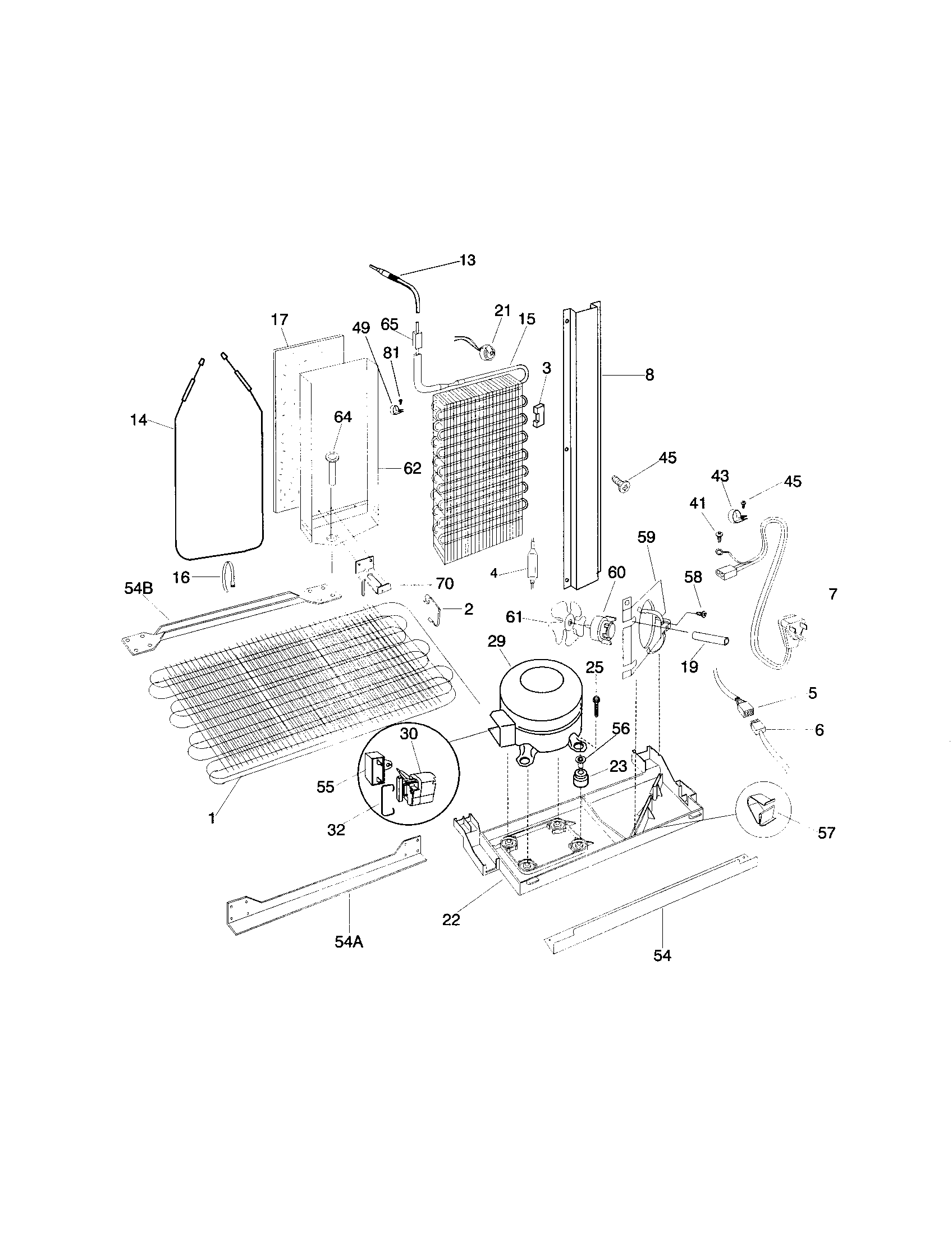 Frigidaire FRS22ZRHD3 system diagram
