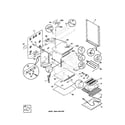 Frigidaire GEF365BHSA body diagram
