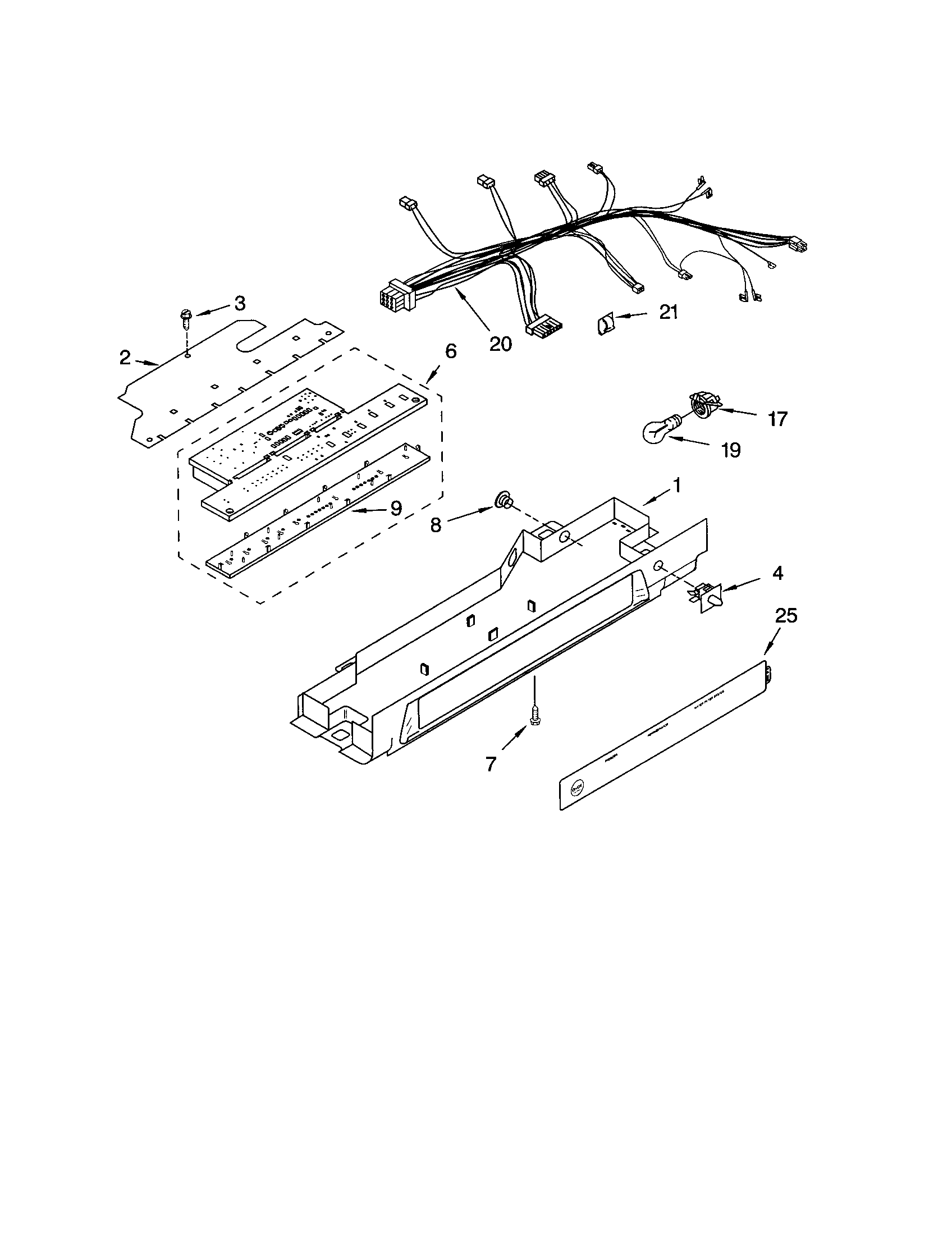 Kenmore 10653272301 control diagram