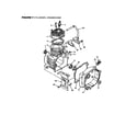 Homelite UT-04005 cylinder, crankcase diagram