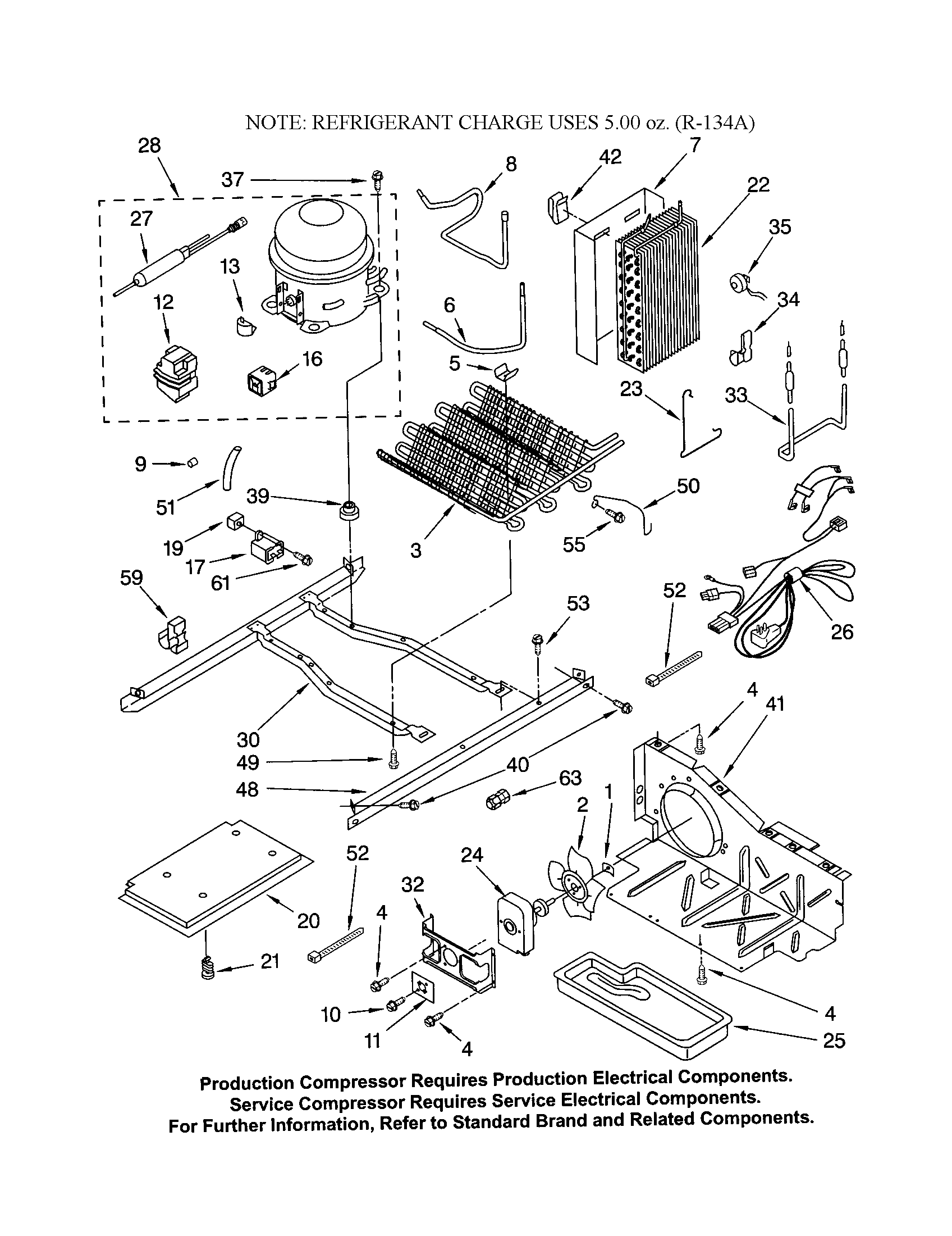 Kenmore 10651564104 unit diagram