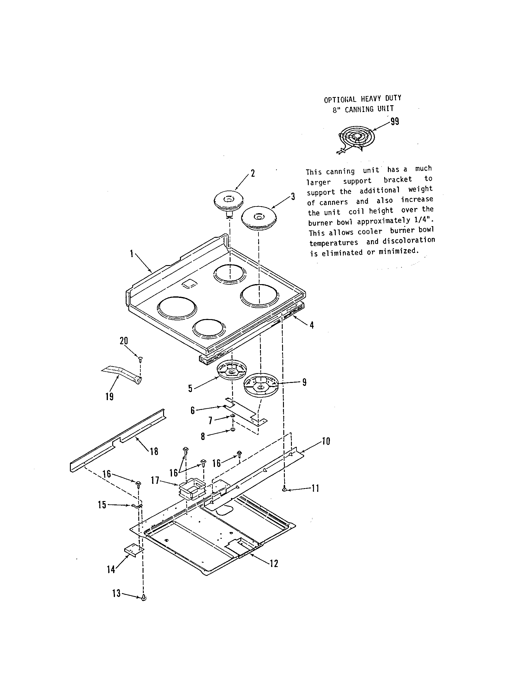 Kenmore 9119369180 maintop diagram