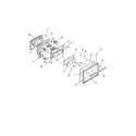 Kenmore 9119369180 oven door diagram