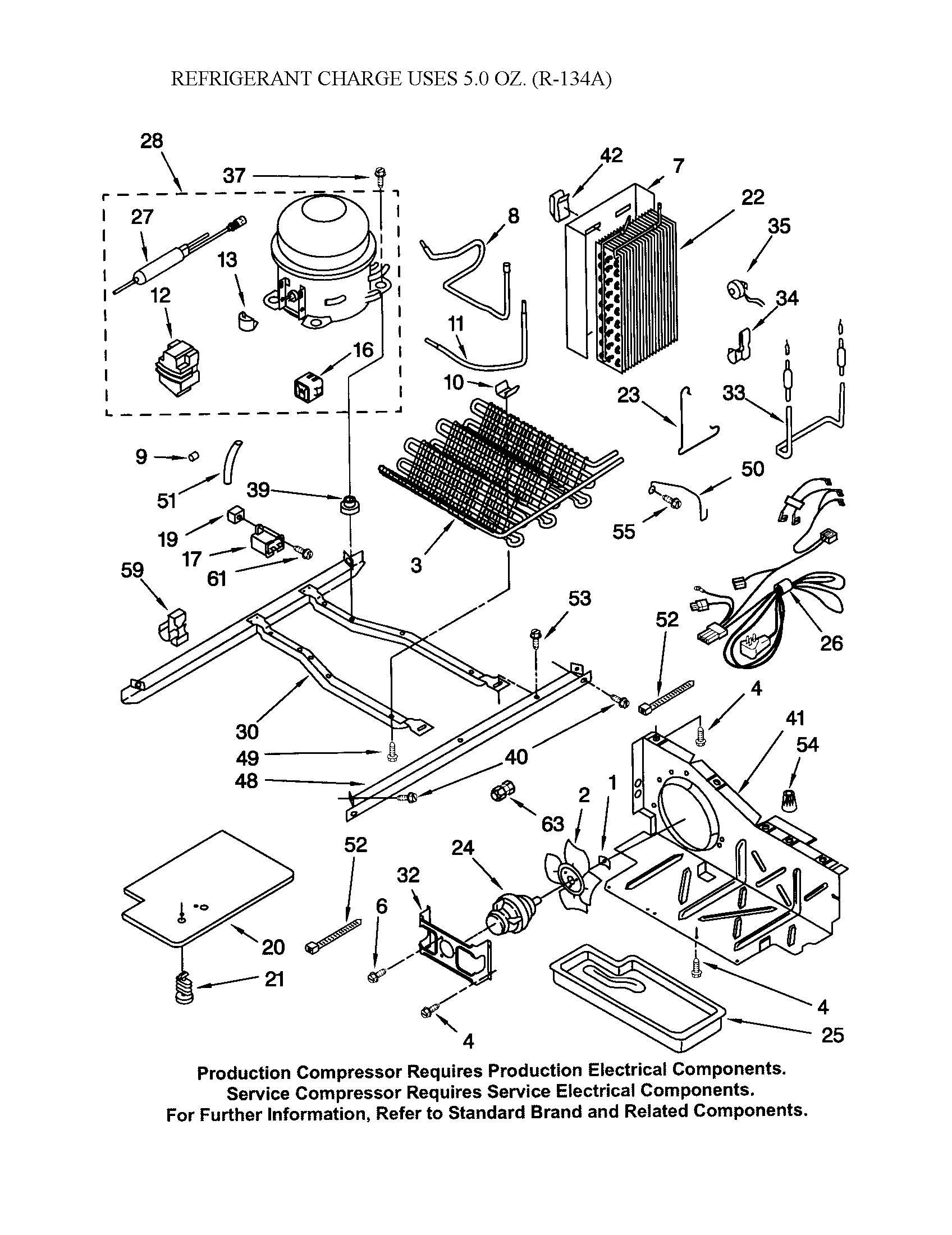 Kenmore 10651582201 unit diagram