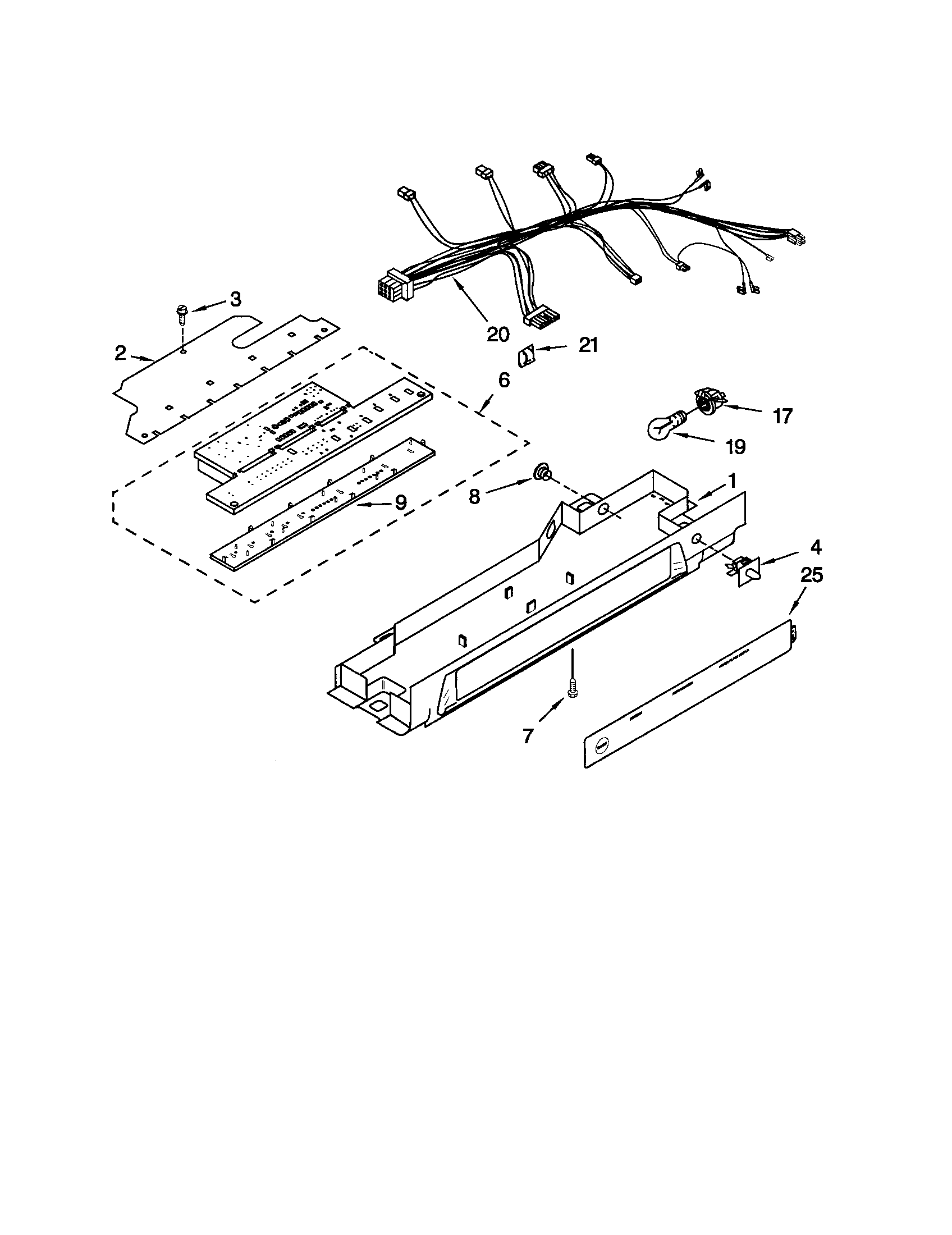 Kenmore 10653559202 control diagram