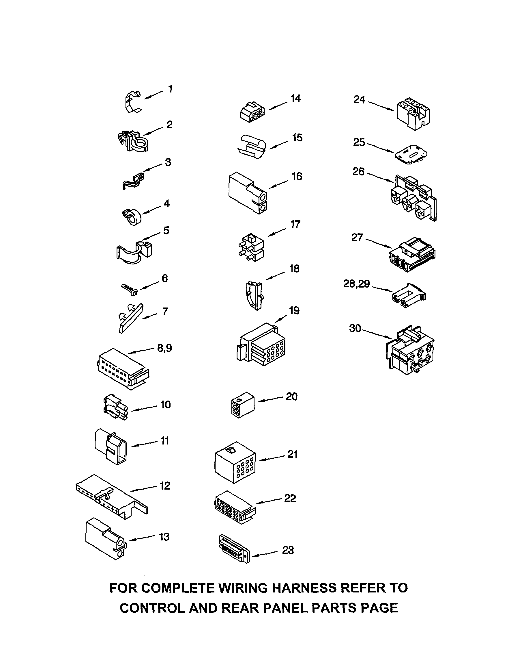 Kenmore 11024722300 wiring harness diagram