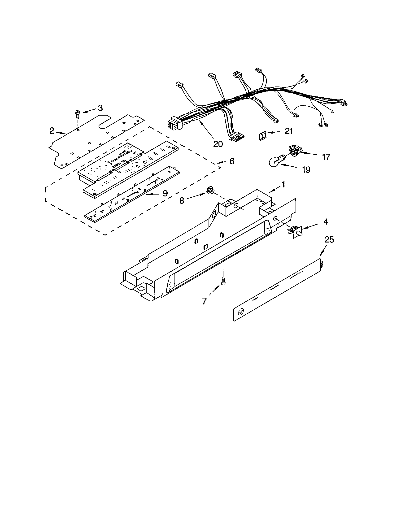 Kenmore 10653769202 control diagram