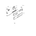 Bosch SHX33A02UC/14 (FD8211) fascia panel diagram