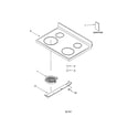 Kenmore 66595173300 cooktop diagram