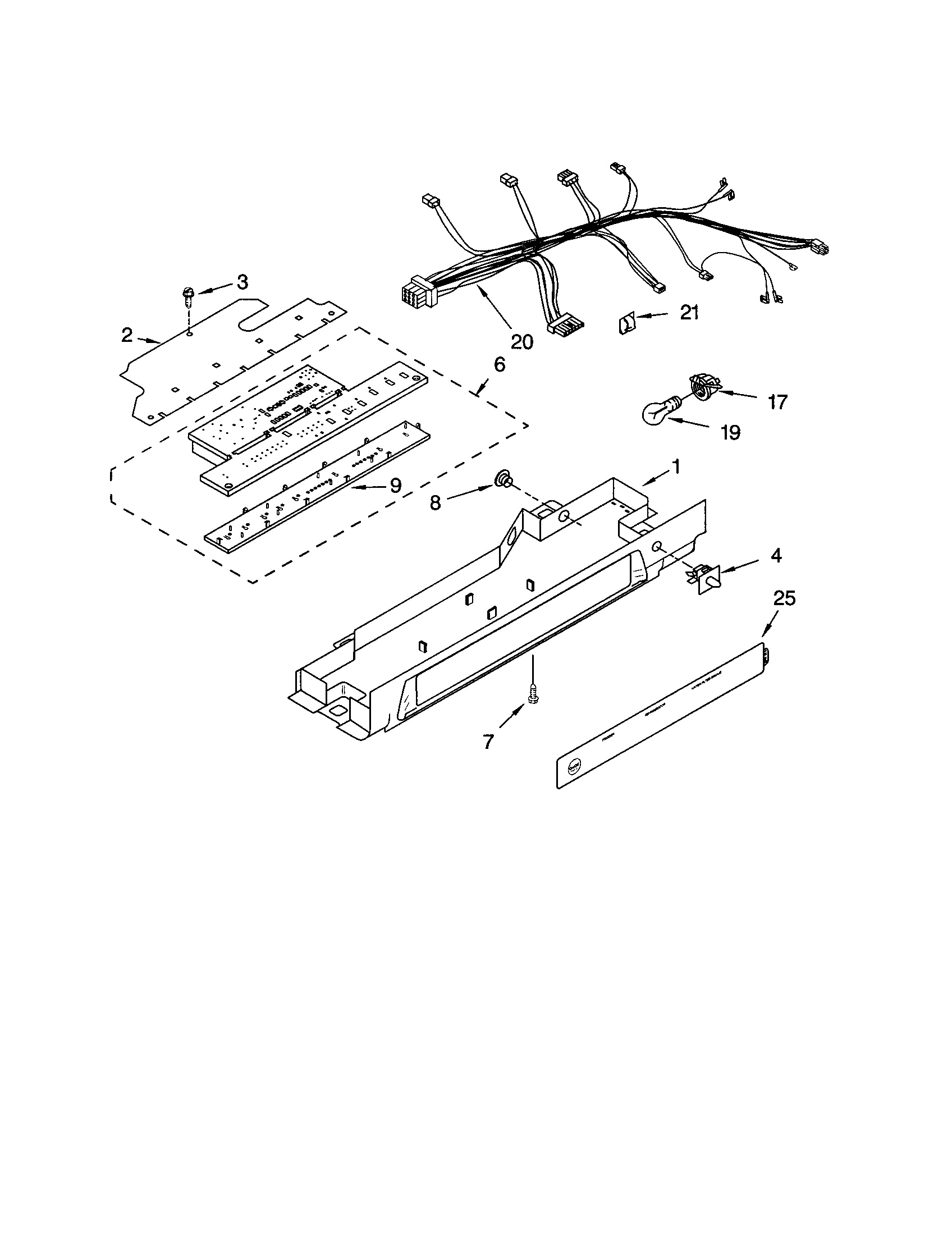 Kenmore 10653752202 control diagram