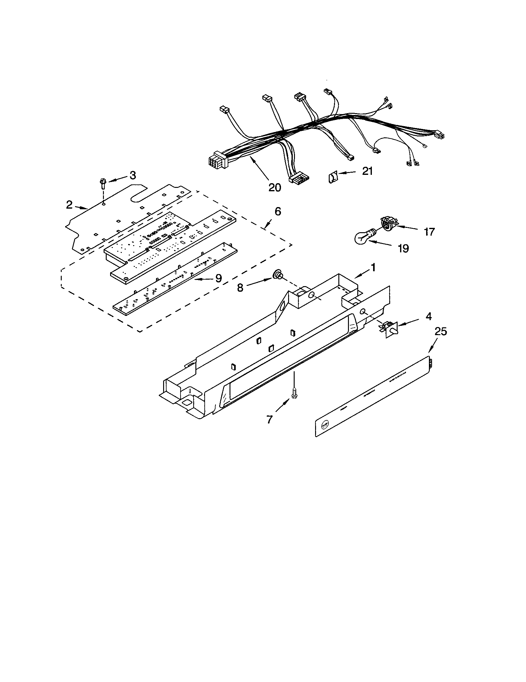 Kenmore 10653702202 control diagram