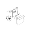 Bosch SHX56B06UC/14 door assembly diagram