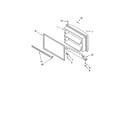 Kenmore 10673903300 freezer door diagram