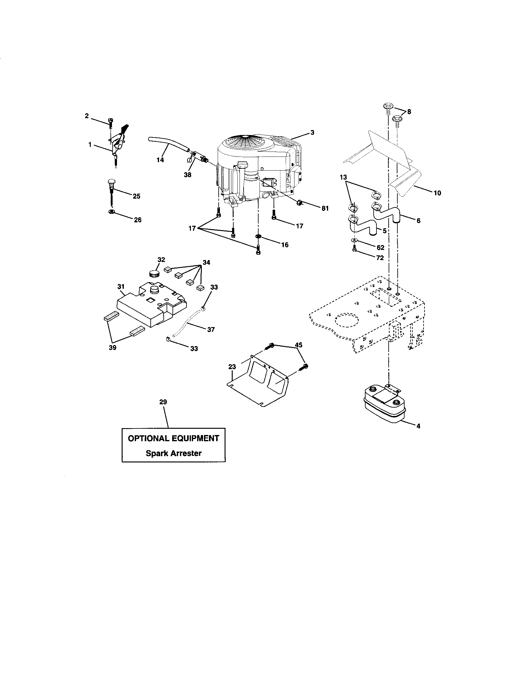 Craftsman 917273770 engine diagram