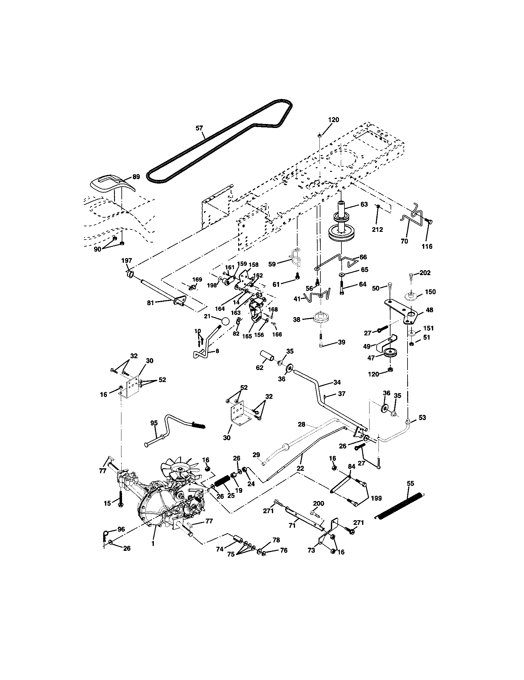 Craftsman 917273780 ground drive diagram