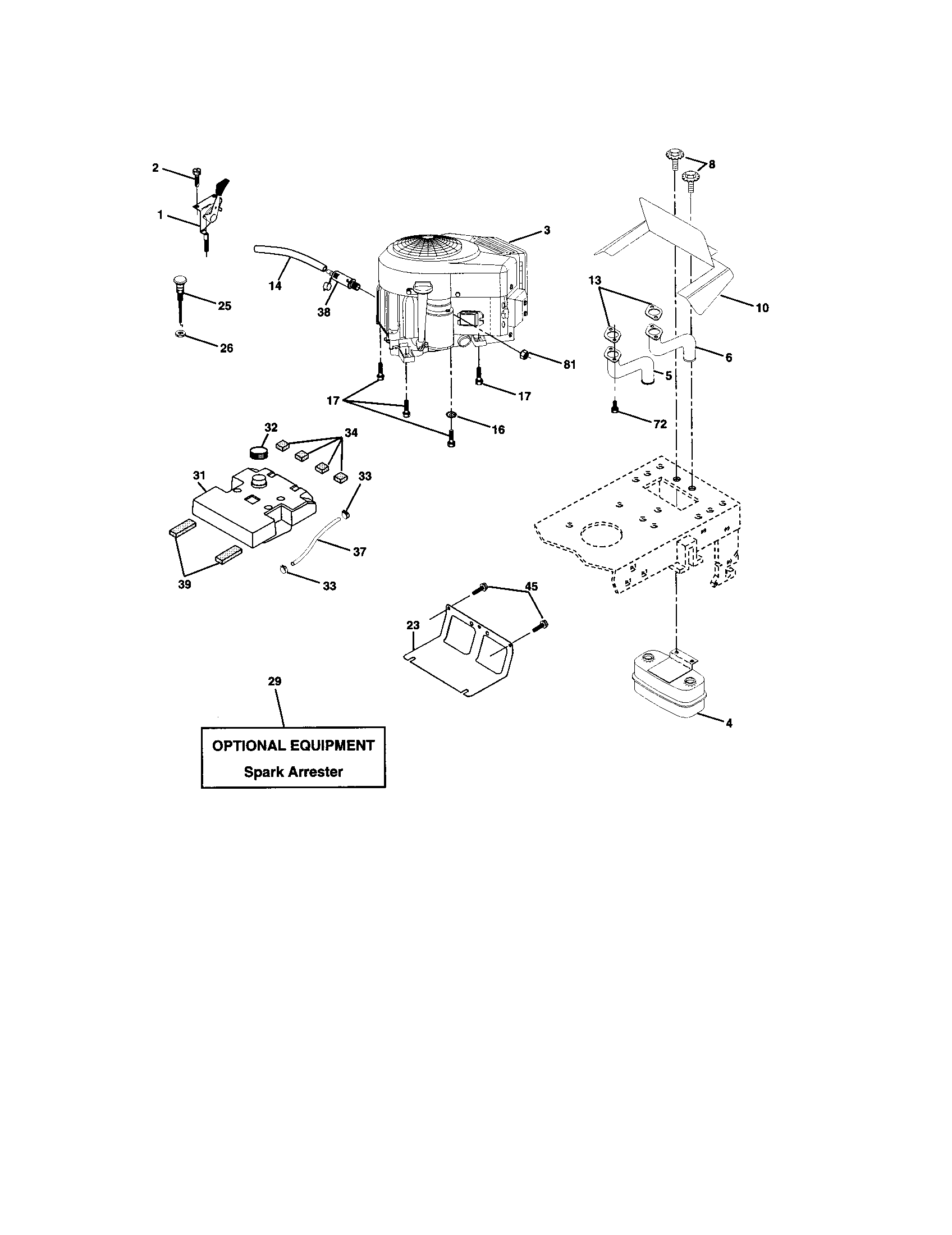 Craftsman 917273780 engine diagram