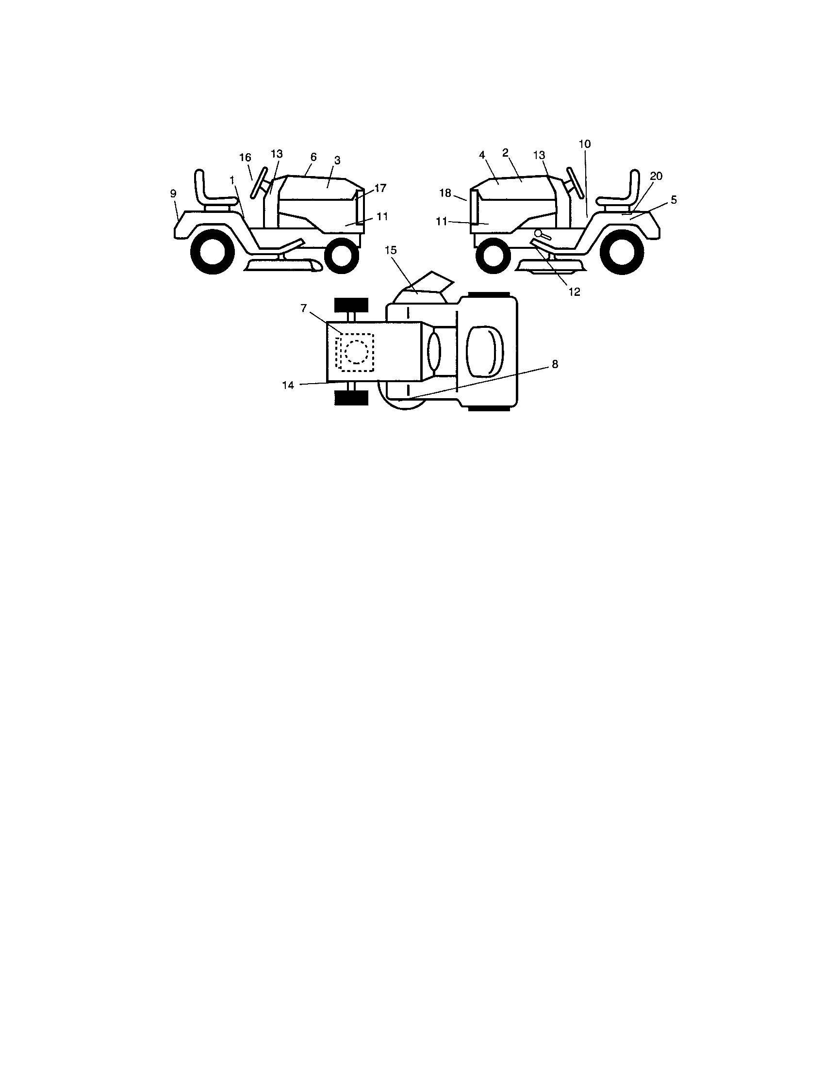 Craftsman 917273760 decals diagram