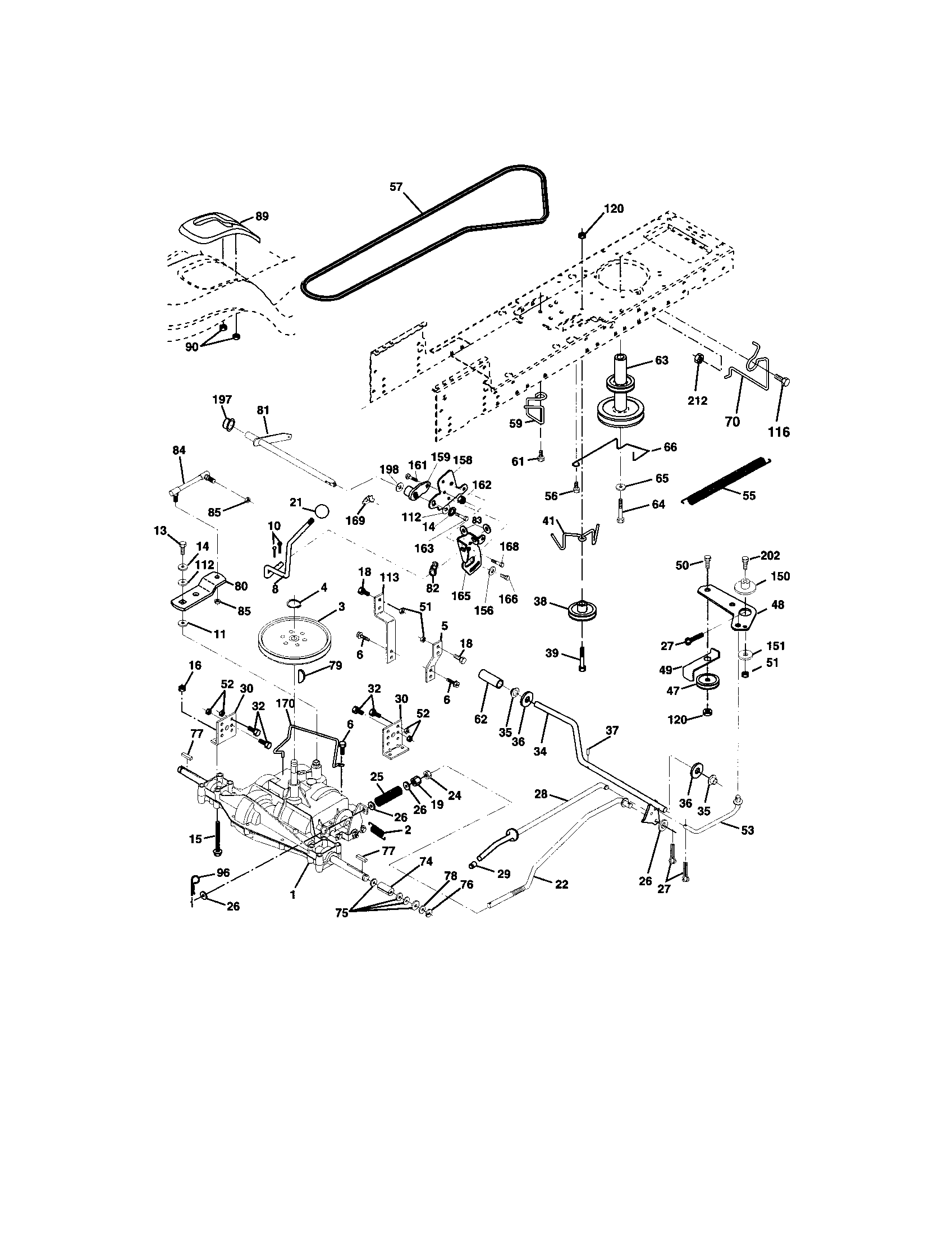 Craftsman 917273830 ground drive diagram