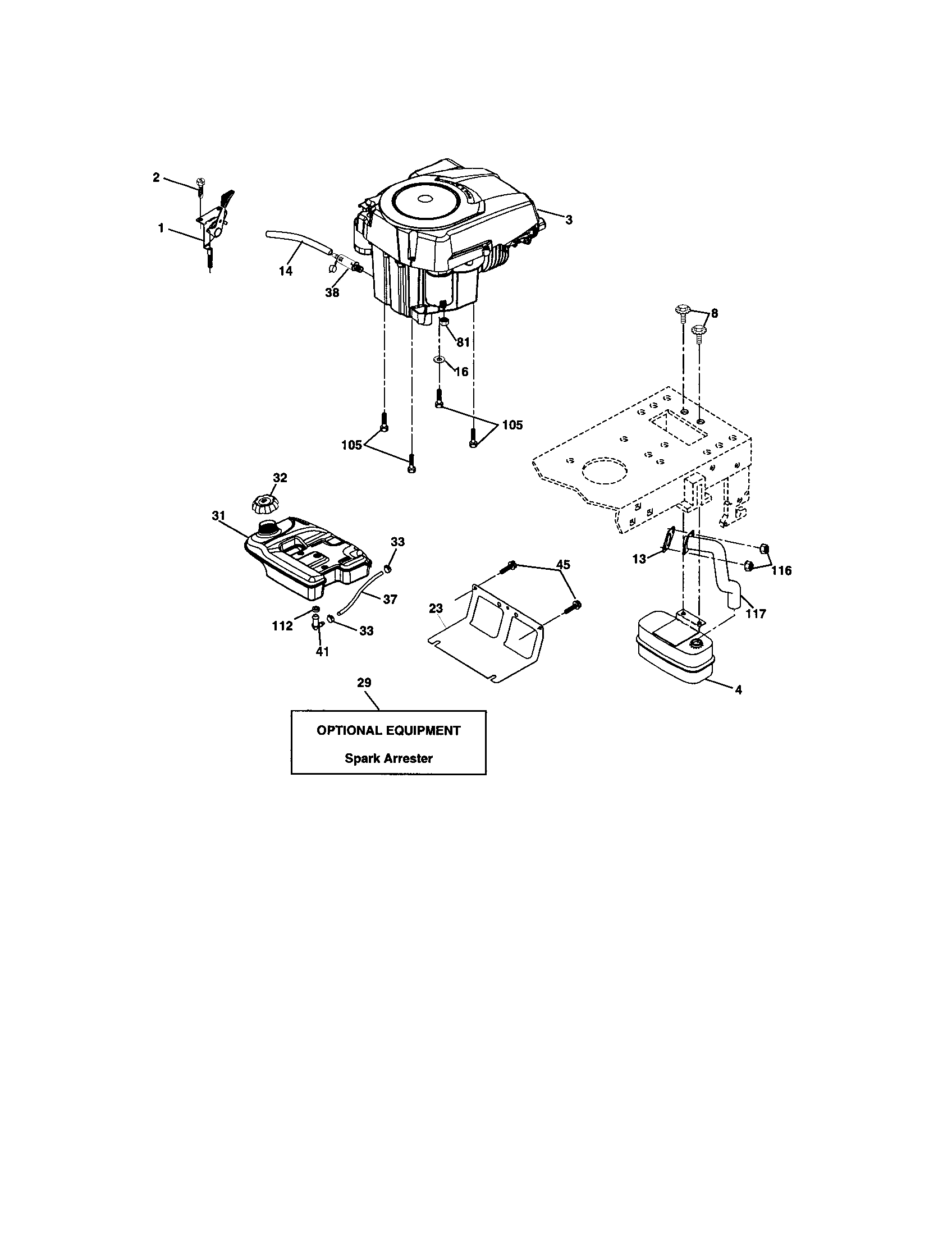 Craftsman 917273830 engine diagram