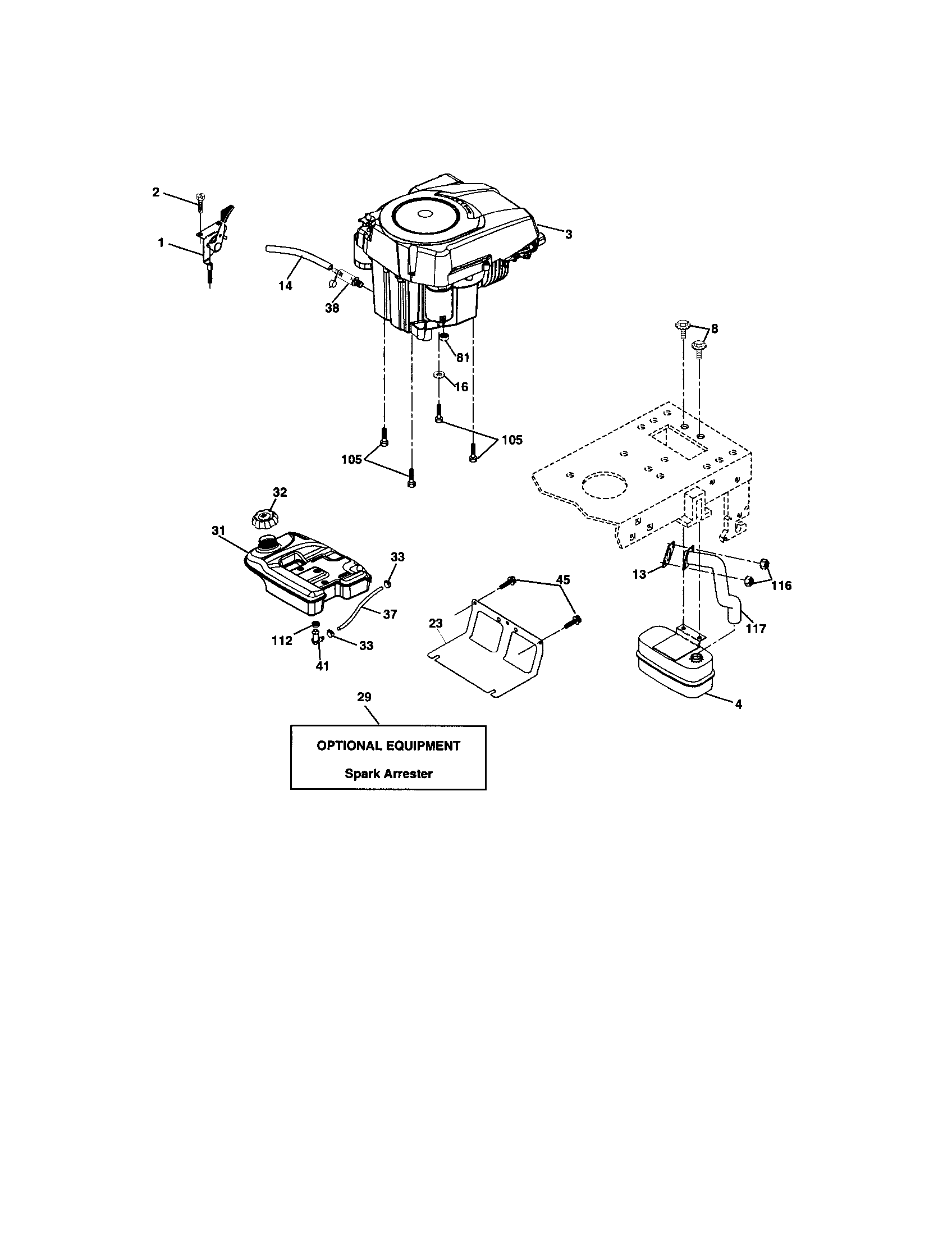 Craftsman 917273850 engine diagram