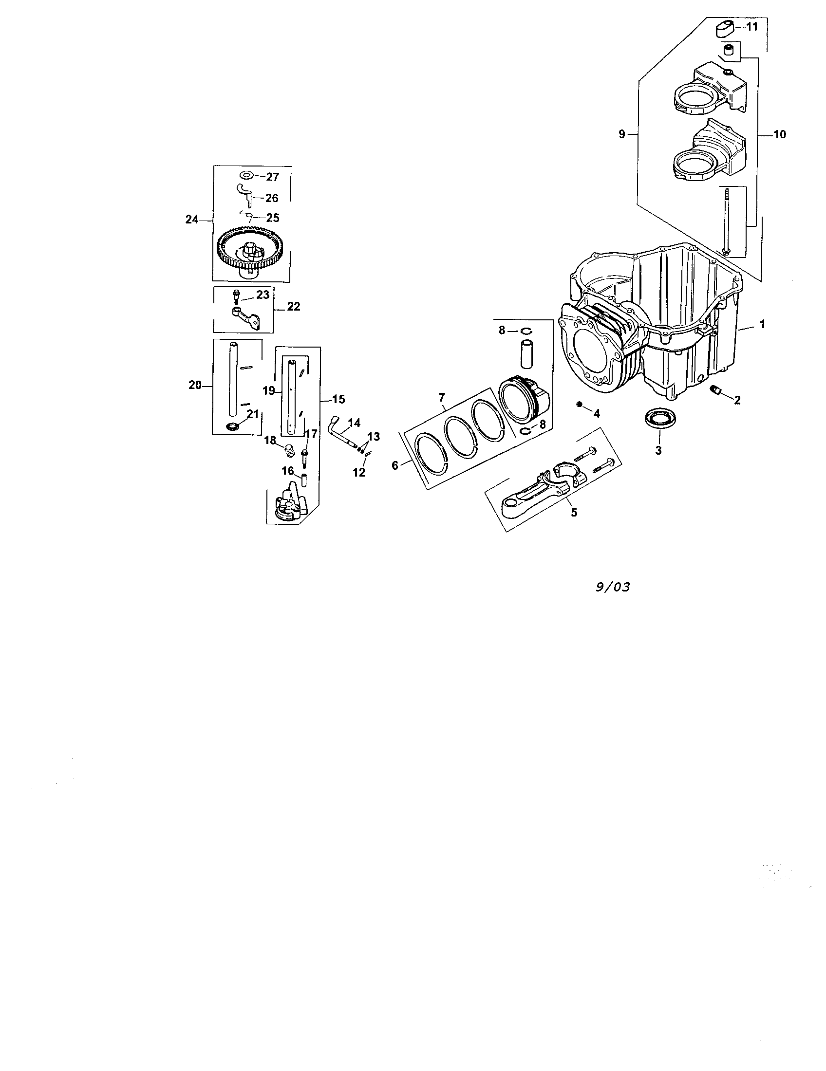 Craftsman 917273830 crankcase diagram