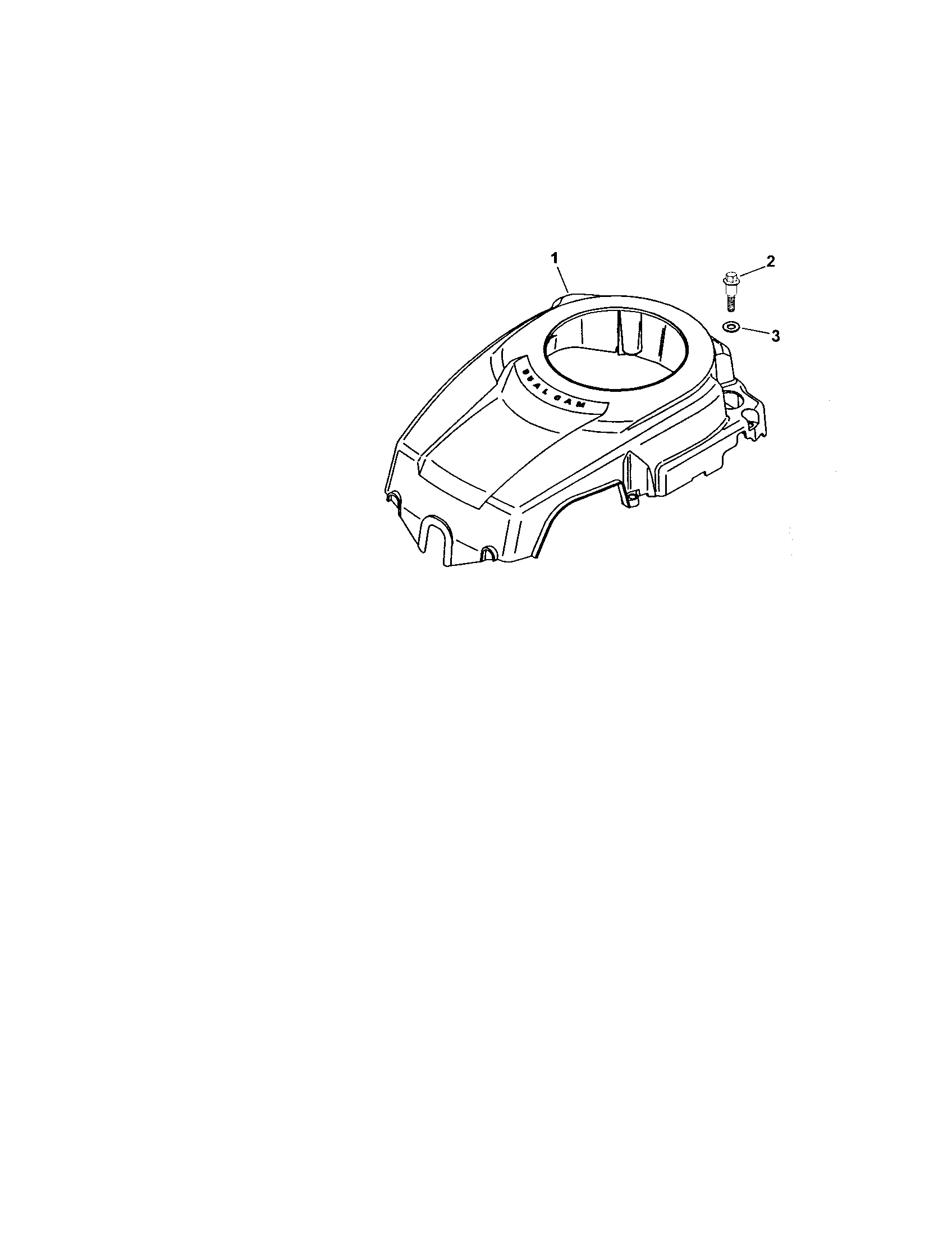 Craftsman 917273830 blower housing and baffles diagram