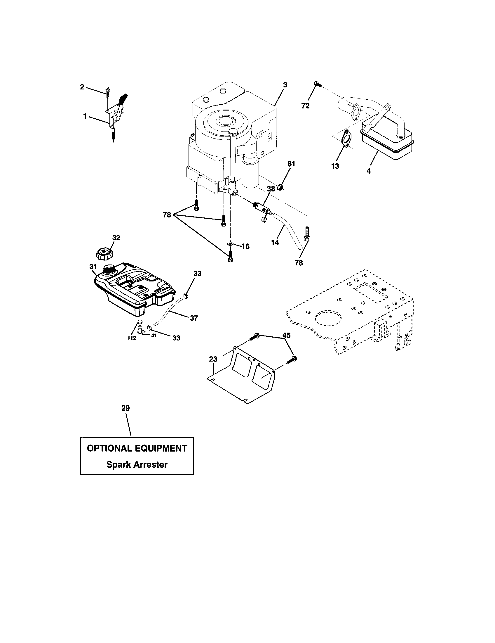 Craftsman 917273810 engine diagram